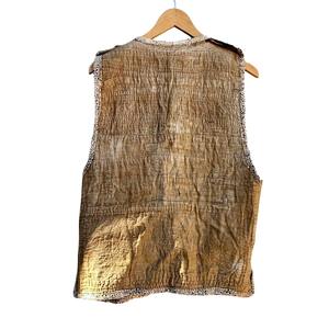 Chaleco Afgano Gris Carbón para Hombre con Bordado Tradicional de Espejos y Detalles de Monedas, Chaleco Tribal Kuchi para Festivales Culturales - Product Image 6