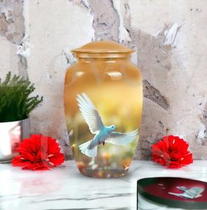Urna decorativa con forma de paloma, elegante decoración funeraria para cenizas de adultos, recuerdo conmemorativo de cremación, tributo. - Product Image 3