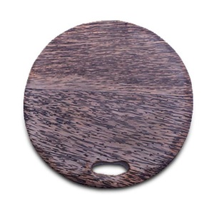 Planche à découper en bois tendance, forme rectangulaire, finition naturelle, réutilisable, passe au lave-vaisselle, épaisseur 1,3 cm, ustensile de cuisine pour la découpe - Product Image 1