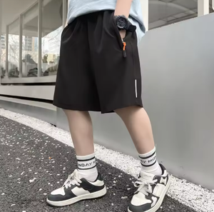 Shorts d'été pour hommes en soie glacée, séchage rapide, respirants, pour la course, la gym, la plage, le fitness, le jogging, vêtements de sport décontractés et frais - Product Image 6