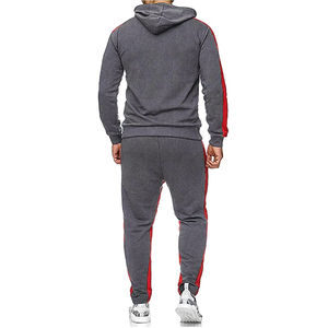 Conjuntos Deportivos Personalizados 2026 para Hombre, Corte Ajustado, Algodón, Pantalones Cargo con Cordón, Sudaderas con Capucha - Product Image 4
