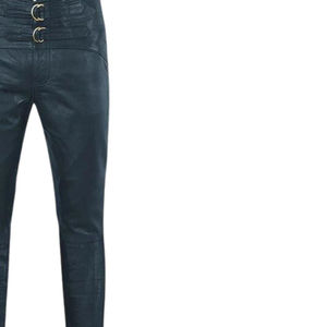 Pantalon en cuir bavarois personnalisé de haute qualité pour hommes, style urbain, coupe droite, imperméable, collection hiver 2026 – Vente en gros - Product Image 4