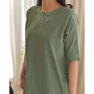 Ensemble haut, bas et dupatta vert pour femme, de la marque Valam Fashion Designer, taille M - Product Image 4