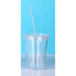 Vaso de Plástico de Doble Pared con Logotipo Personalizado, Tapa y Serigrafía, Taza de Café de Viaje para Regalo Corporativo, MOQ Bajo - Product Image 3