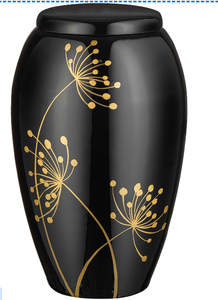 Urna Funeraria de Metal Grabada en Blanco, Estilo Clásico Americano/Europeo, para Cenizas de Adultos - Product Image 6