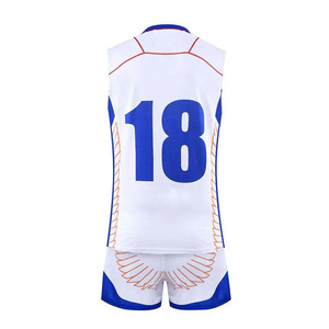 Servicio OEM, Uniformes de Voleibol Deportivos Transpirables 100% Poliéster, Nuevo Diseño, Jersey sin Mangas, Sublimación, Precio Económico, en Oferta - Product Image 2