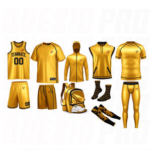 Uniforme de Baloncesto para Adultos de Alta Calidad, Conjunto de Entrenamiento con Sudaderas, Bolsas, Accesorios, Conjunto de Compresión, Calcetines y Mangas para Brazos - Product Image 1