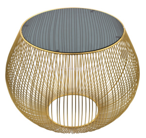 Mesa de centro de hierro moderna de nuevo diseño de alta calidad, muebles de acento para sala de estar, oficina, comedor, decoración del hogar - Product Image 4
