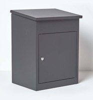 Boîte aux lettres murale intelligente moderne sécurisée grande et verrouillable en acier inoxydable étanche pour colis en gros, idéale pour les jardins extérieurs au Vietnam