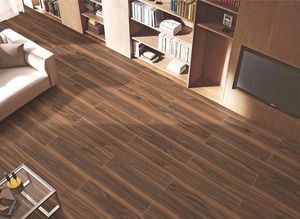 Azulejos de Porcelana con Aspecto de Madera de 200x1200 mm, Azulejos de Cerámica Mate Antideslizantes para Pisos de Sala de Estar - Product Image 3