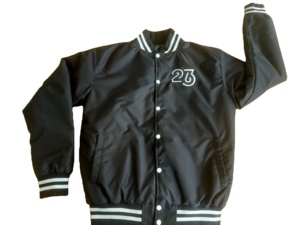 Chaqueta Bomber de Satén al por Mayor, Chaqueta con Logotipo Personalizado, Chaqueta Escolar Informal Ligera de Talla Personalizada - Product Image 2