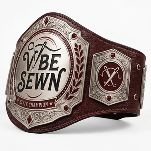 Ceinture de championnat personnalisée, ceinture de récompense avec plaques métalliques de qualité supérieure, design décoratif, sangle réglable, trophée de compétition sportive, OEM - Product Image 5
