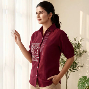 เสื้อครอปปักลายดีไซน์ใหม่ สวยหรูมีระดับ - Product Image 1