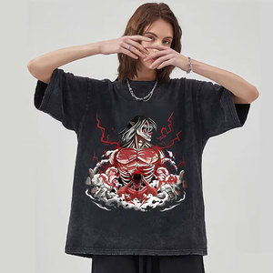 T-shirt Premium Homme à Manches Courtes Coupe Droite en Maille Unie 180 Grammes Confortable 100% Coton Respirant Lavé Design Personnalisé - Product Image 1