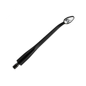 Miroir buccal dentaire rond micro HD ultra-mince 0,7 m, finition noire mate, poignée ergonomique, instrument d'inspection buccale manuel, vente en gros - Product Image 2