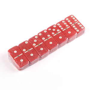Dominós de Resina Transparentes de 16 mm, Cuadrados, con Esquinas Redondeadas, Puntos de Píxeles Regulares, Cubos de Plástico - Product Image 6