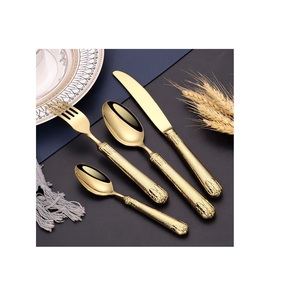 Ensemble de couverts professionnels modernes en acier inoxydable - Légers, poli miroir, compatibles lave-vaisselle pour hôtels, mariages, repas à domicile - Product Image 5