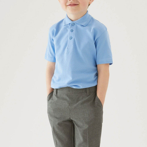 Conjunto de Uniforme Escolar para Niños al por Mayor, Camisas Casuales Personalizadas, Uniforme Escolar de Verano para Niños - Product Image 5