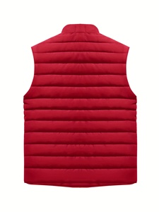 Longline Puffer <b>Vest</b> Hooded Heavyweight Winter Outerwear <b>Thermal</b> Insulated Bodywarmer Supplier - Product Image 2