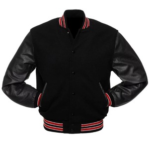 Proventure Industry Customized High Quality Men's Varsity Jacket for Winter with Custom Logo Plus Size Thick Muskrat <b>Fur</b> <b>Trim</b> - Product Image 1