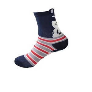 Wholesale <b>Cute</b> Puppy Cartoon 3D Ears Crew <b>Socks</b> Trendy Women's Fun Mid Calf <b>Socks</b> - Product Image 2