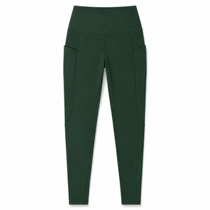 Leggings pour femmes de haute qualité, taille mi-haute, en jersey uni, écologiques, légers, respirants, confortables pour le yoga, vente directe d'usine - Product Image 1