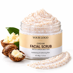 Wholesale Organic Shea Butter Facial Scrub Private Label OEM ODM Moisturizing Exfoliating Skincare Manufacturer - Product Image 1