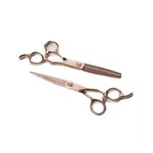 Premium Top Grade Rose Gold Hairdressing Scissors <b>Set</b> High Carbon Steel <b>Barber</b> Shears for Professional Salon Use - Product Image 1