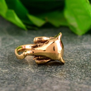 Trendy Design 18k Gold Plated Elephant <b>Ring</b> Adjustable Animal <b>Statement</b> <b>Ring</b> - Product Image 5