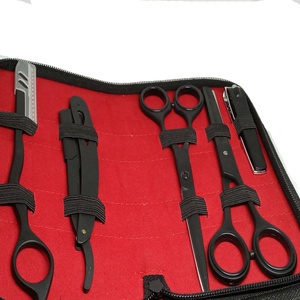 Nouvel Arrivage – Kit d'outils de coiffure professionnel droitier en acier inoxydable, ciseaux de barbier à pointe droite, tranchants et durables - Product Image 2