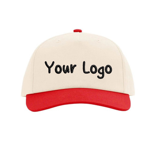 Casquette de baseball personnalisée, mélange de deux tons, tissu en coton, 5 panneaux structurés, sport, unisexe, broderie de votre logo, fabricant OEM - Product Image 2