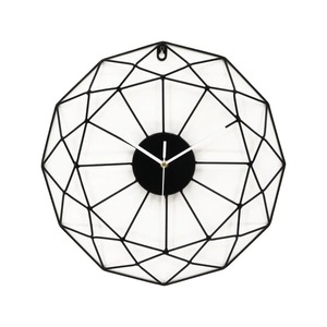 Horloge murale rectangulaire en métal au design moderne, mouvement mécanique, sonnerie silencieuse toutes heures, affichage à aiguilles, finition dégradé vert - Product Image 6