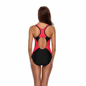 Traje de Baño de Una Pieza para Mujer de la Mejor Calidad, Color Sólido, Traje de Baño Deportivo sin Espalda, Precio Económico - Product Image 6