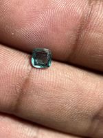 Kyanite naturelle couleur turquoise polie, taille coussin facettée, 5mm+, provenant d'Afrique, pour la fabrication de bijoux