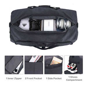 Bolsa de Lona para Viaje, Gimnasio, Deportes, Ligera, Impermeable, Bolsa de Viaje - Product Image 4