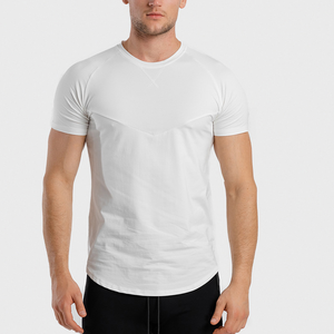 Camisetas de Cuello Redondo para Hombre, Corte Ajustado, Estilo Deportivo, Ropa de Gimnasio, Transpirable, Material Ecológico de Poliéster/Algodón para Adultos - Product Image 5