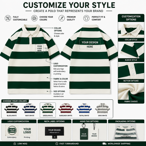 เสื้อเจอร์ซีย์ลายทางขนาดใหญ่พิเศษ ระบายอากาศได้ดี สีสันตัดกัน สไตล์รักบี้ สำหรับผู้ชายและผู้หญิง แขนสั้น ผ้าฝ้าย สวมใส่สบาย - Product Image 4