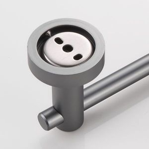 Portarotolo da parete in alluminio spaziale grigio con finitura in acciaio inossidabile più spessa - Product Image 5