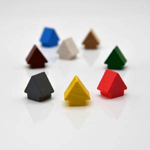 Colorful <b>Wooden</b> Star Figurines Handmade Painted Freestanding Decor Art Collectible <b>wooden</b> crafting set of 15 - Product Image 3