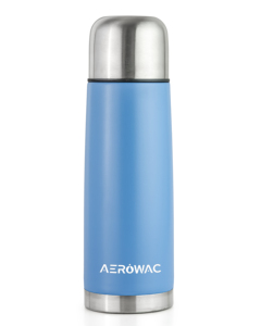Botella de hidratación al vacío de acero inoxidable Prestige, recipiente aislante reutilizable para bebidas con asa de transporte segura para actividades al aire libre. - Product Image 1
