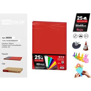 Cartoncino Rosso per Lavori di Carta Origine Spagna Modello 065937 - Product Image 3