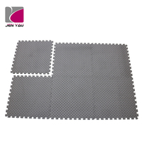 Dalles de sol de gym en mousse EVA premium, durables, inodores, 60 cm x 60 cm, motif feuille, 10 mm d'épaisseur, plusieurs options de couleurs, amortissantes