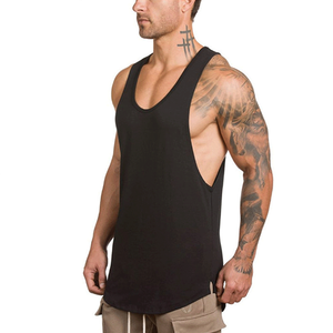 OEM Custom Wholesale Manufacturer Moisture Wicking Workout Tank Top Gym <b>Singlet</b> Bulk Supplier Private Label Wear - Product Image 6