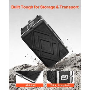 Caja de Rack para Servidor 6U de Profundidad Reducida (14 Pulgadas), Construcción en ABS con Cierres Giratorios Empotrados y Panel Frontal/Trasero Desmontable - Product Image 4
