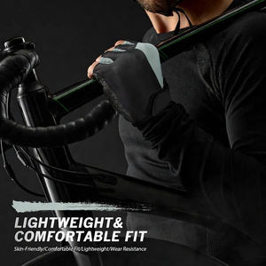 High Quality Summer Unisex <b>Half</b> Finger Cycling Gloves with Gel Padding Anti <b>Slip</b> Breathable Lightweight for Outdoor Biking - Product Image 6