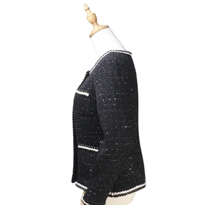 Manteau décontracté réversible imperméable noir pour femme, nouvelle collection automne-hiver, élégant et raffiné - Product Image 6