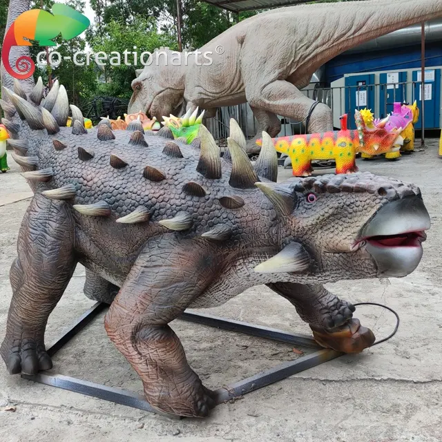 Museum decoration artificial walking dinosaur from Zigong manufacturer