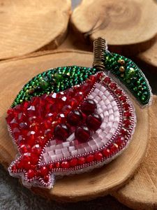 Broche de Flores Bordado a Mano de Primera Calidad con Cuentas, Pin de Joyería para Vestidos y Bufandas - Product Image 5