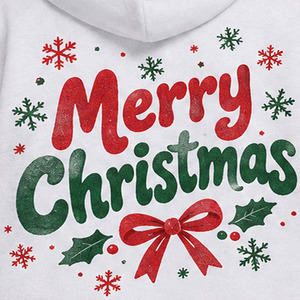 Custom <b>Christmas</b> Hoodie 100% Polyester Casual Style Sublimation Printed Personalized Holiday Pullover Snowman Graphic <b>For</b> <b>Women</b> - Product Image 4