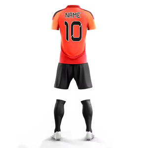 Maillots de football pour adultes et enfants 2026 Nouveaux ensembles de vêtements de football pour garçons et hommes Manches courtes Ensembles d'uniformes d'entraînement de football pour jeunes filles - Product Image 3